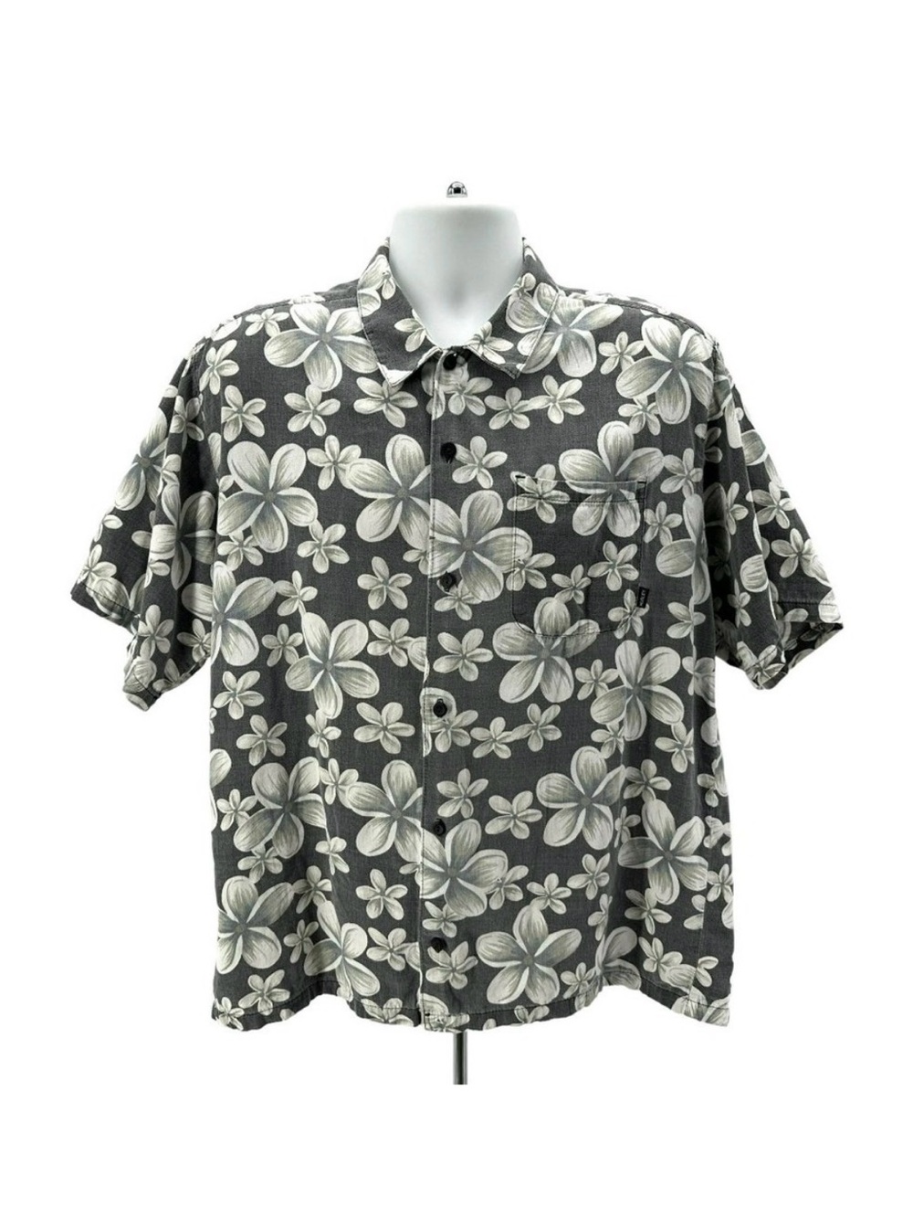 Vintage Hurley Floral Hawaiian Shirt Boxy